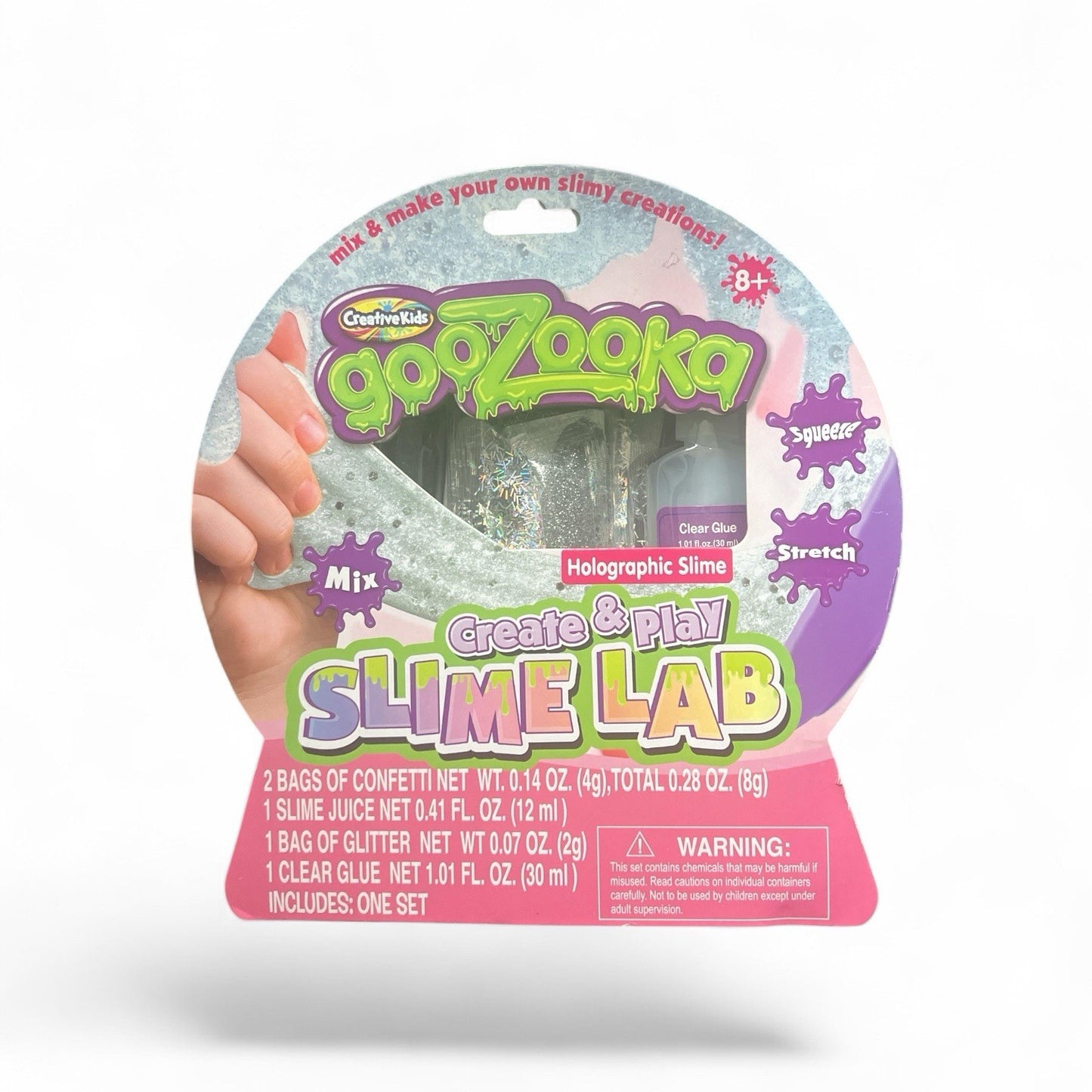Holographic Slime Lab Kit for Kids - Creative Kids GooZooka