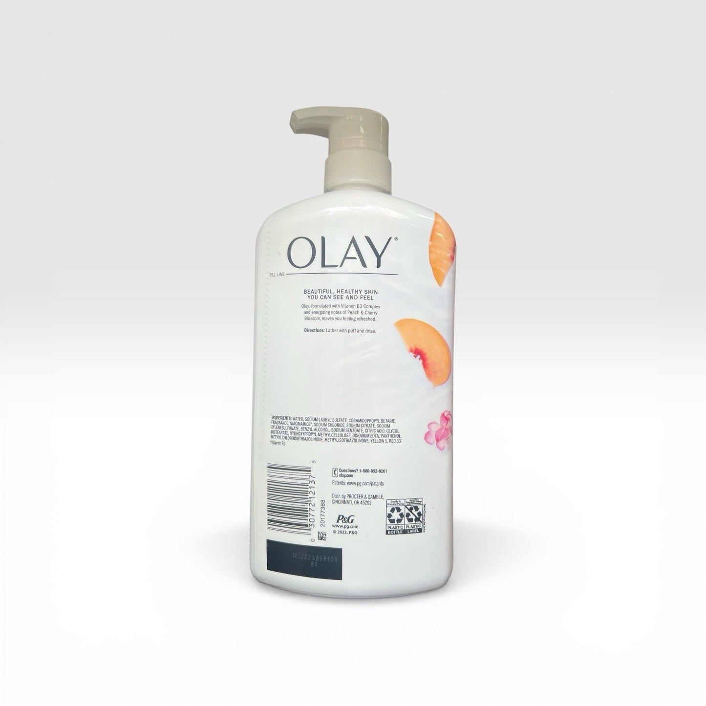 Olay Outlast Body Wash Peach Cherry Blossom Scent 27oz