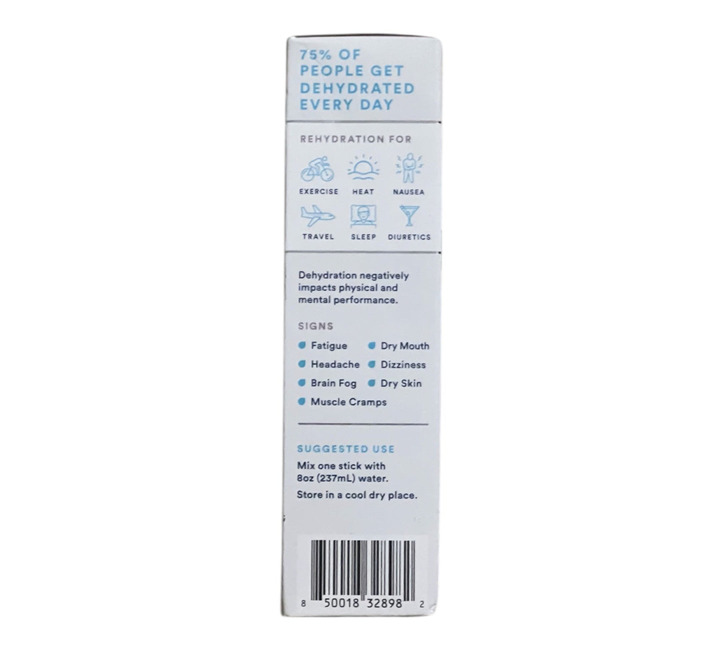 DripDrop Electrolyte Powder Sticks - Passion Fruit & Lemon Lime - Exp. 05/25