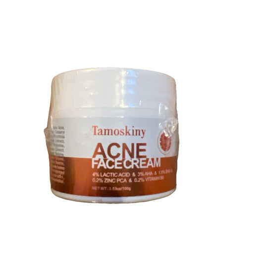 Acne Face Cream with AHA and BHA Clear Smooth Skin Formula 3.53 oz