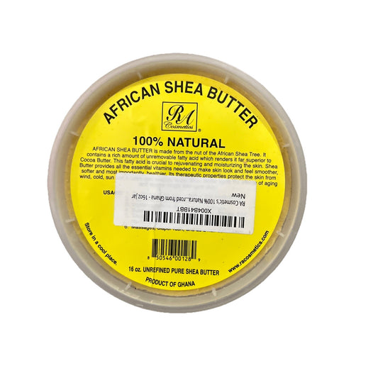 African Shea Butter 100% Natural Moisturizing Nourishing Skin and Hair Care 16 oz