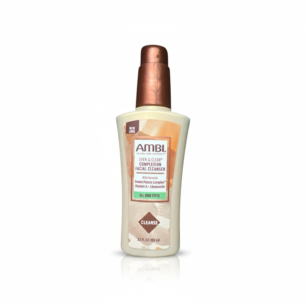 Ambi Even & Clear Complexion Facial Cleanser Vitamin A Chamomile All Skin Types 3.5oz | Bazrify