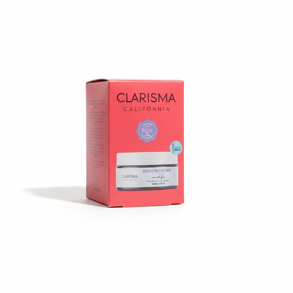 Clarisma California skincare product packaging on a white background