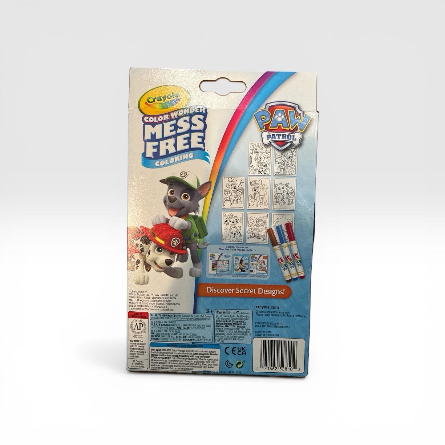 Color Wonder Paw Patrol Mess-Free Coloring Set - Crayola