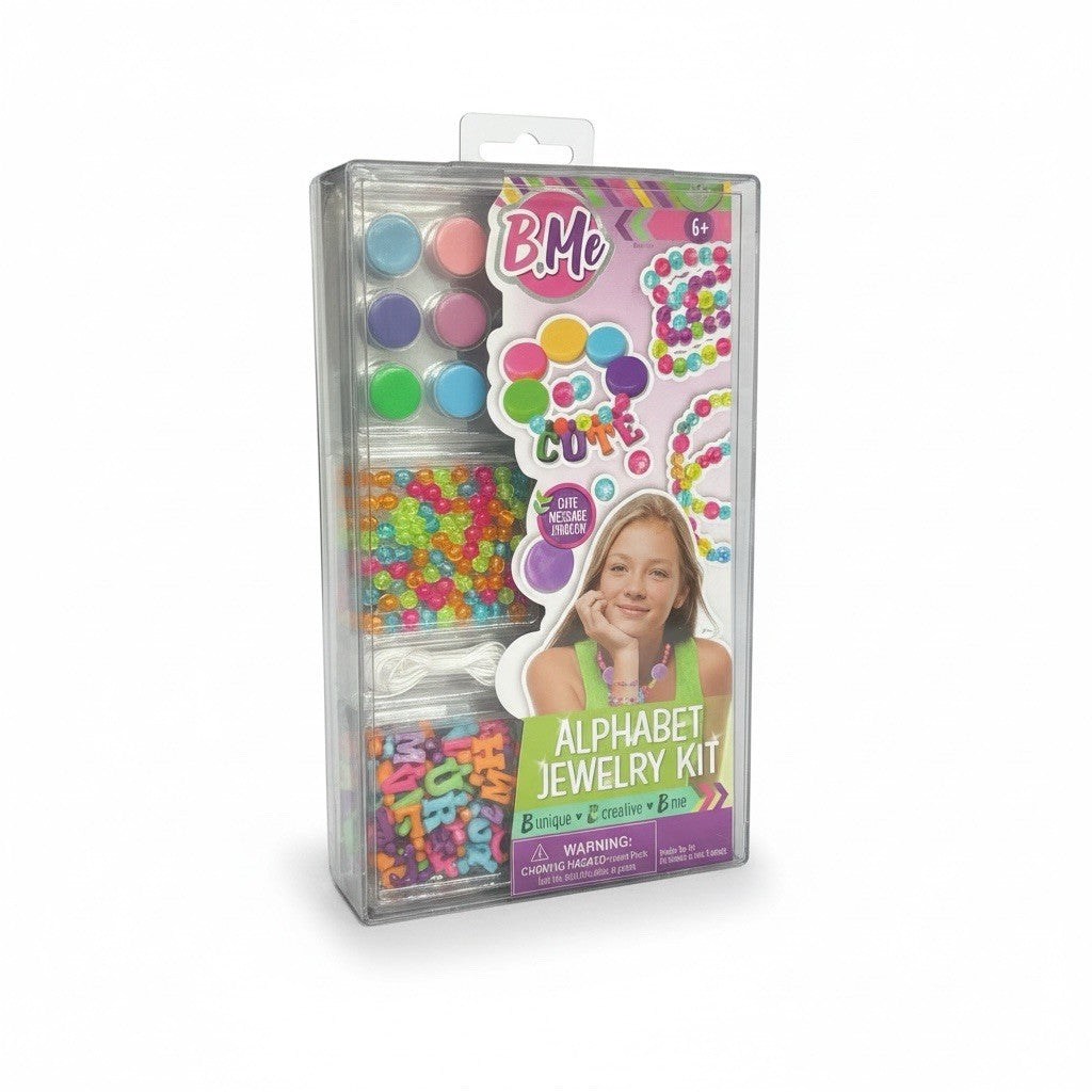 Creative Kids B Me Alphabet Jewelry Craft Kit Ages 6+ DIY Personalized Jewelry Set | Bazrify