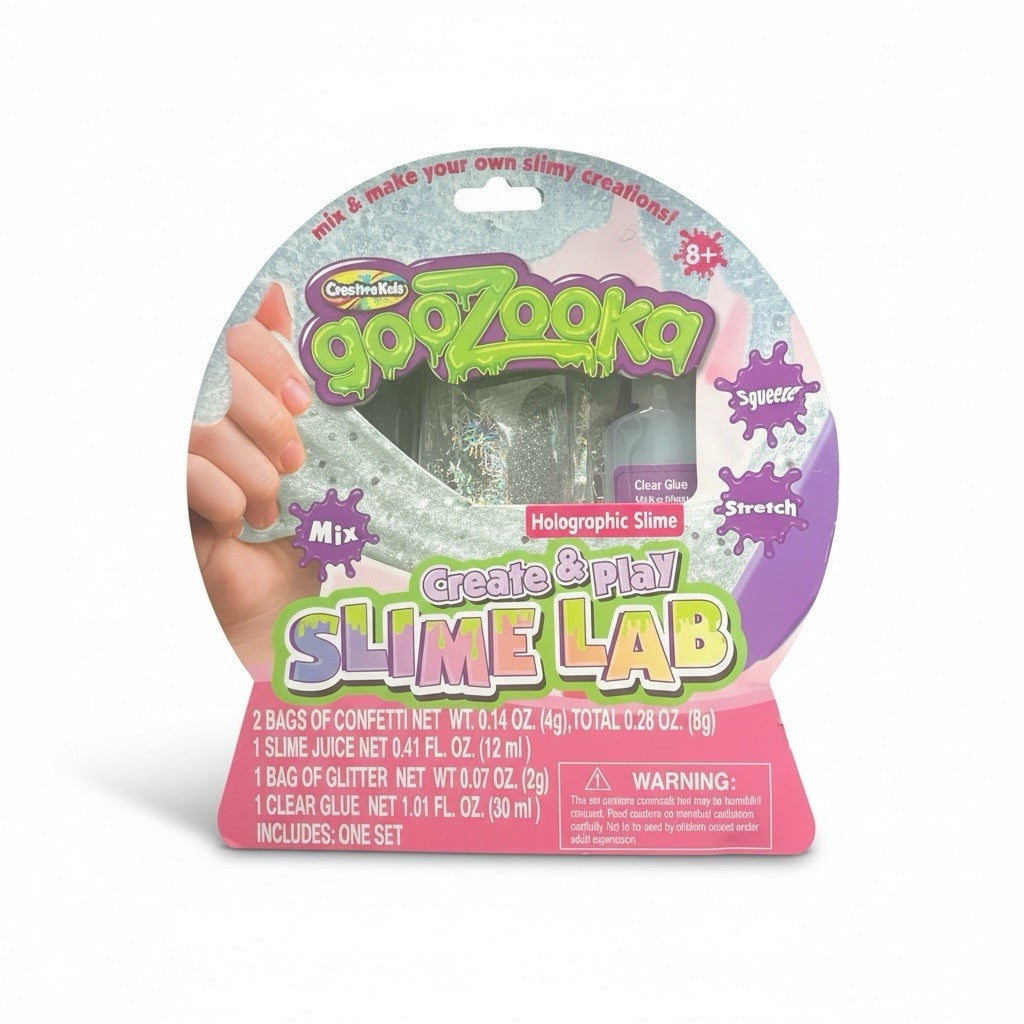 Creative Kids GooZooka Holographic Slime Lab Kit Create and Play Ages 8 Plus