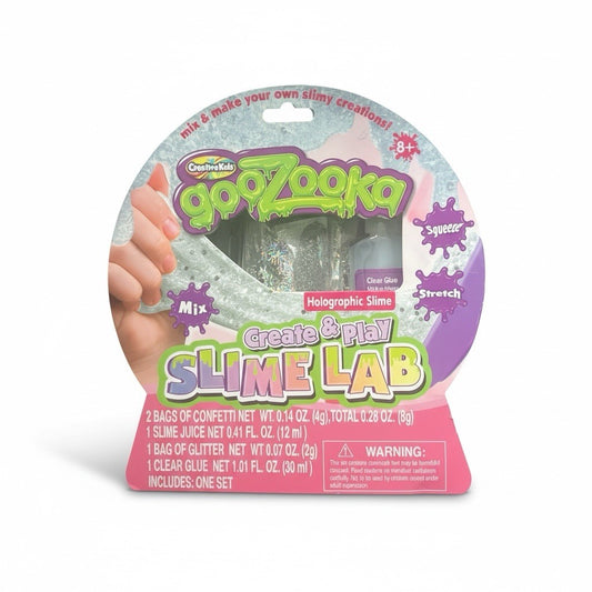 Creative Kids GooZooka Holographic Slime Lab Kit Create and Play Ages 8 Plus
