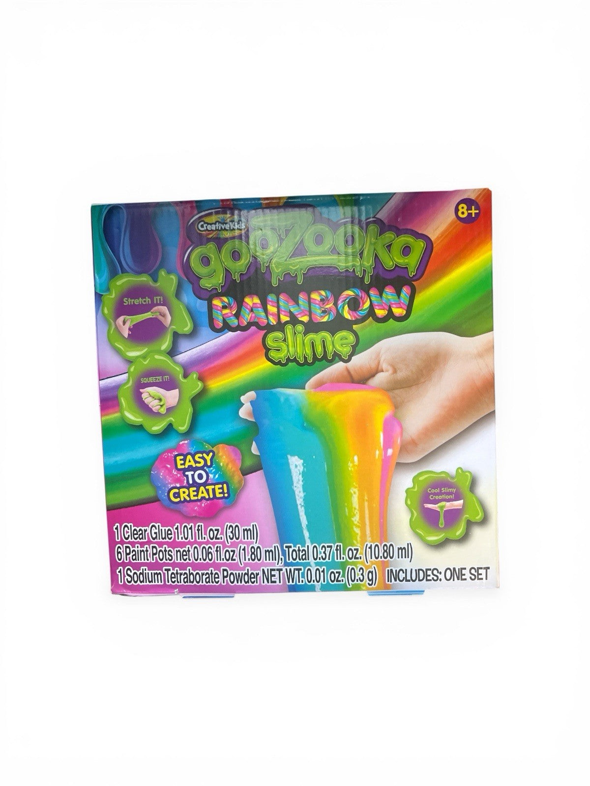 Creative Kids Goozooka Rainbow Slime Kit Easy to Create DIY Sensory Play | Bazrify
