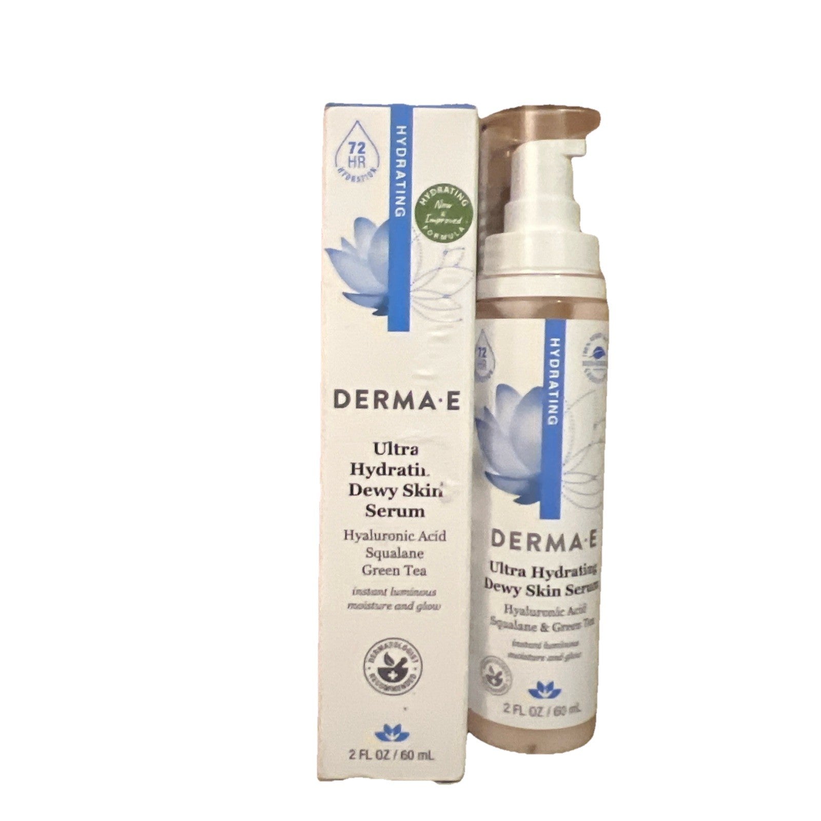 Derma E Ultra Hydrating Serum Hyaluronic Acid Squalane 2oz Deep Moisture | Bazrify