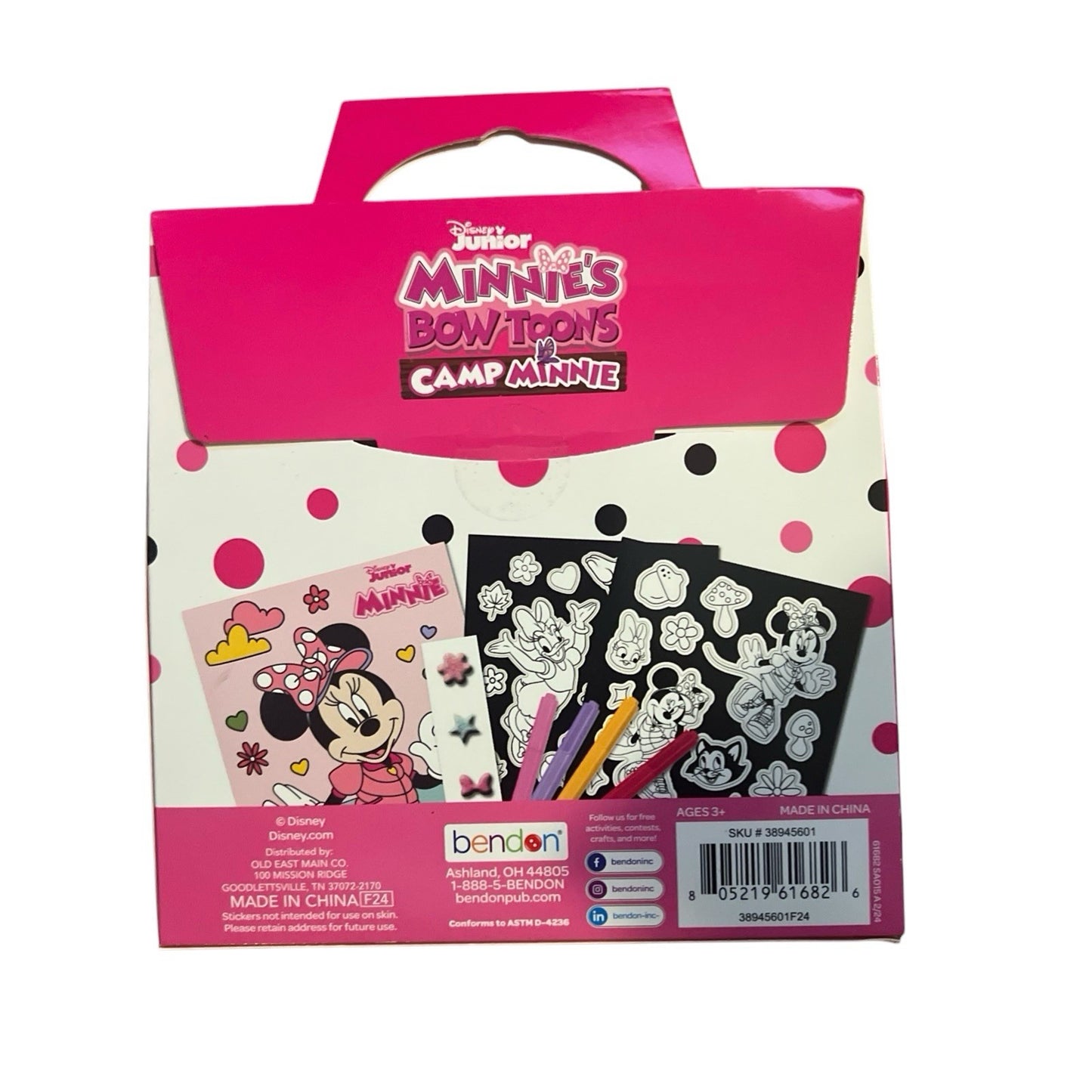 Minnie Mouse Velvet Stickers Color & Jewel Set by Disney