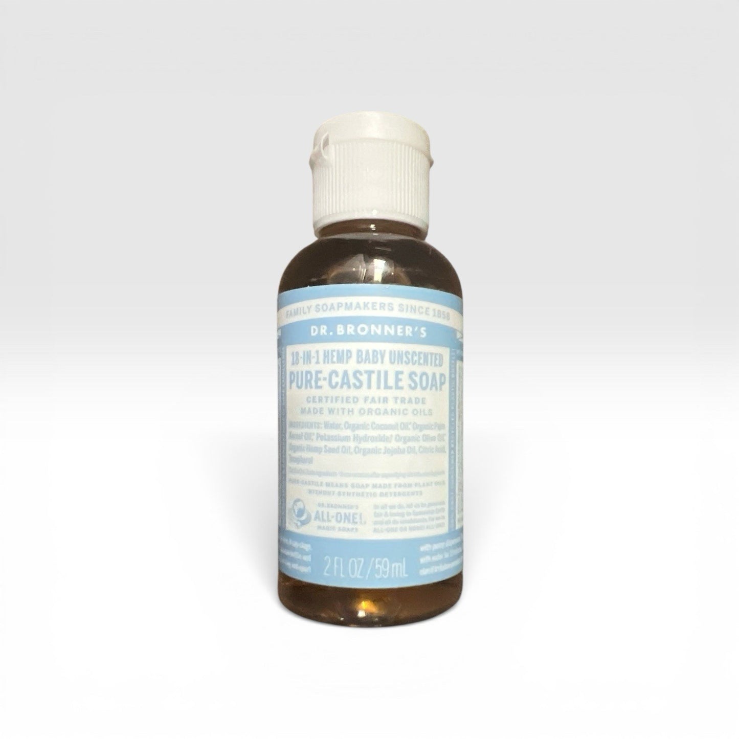 Baby Unscented Castile Soap, 2 oz Travel by Dr. Bronner's