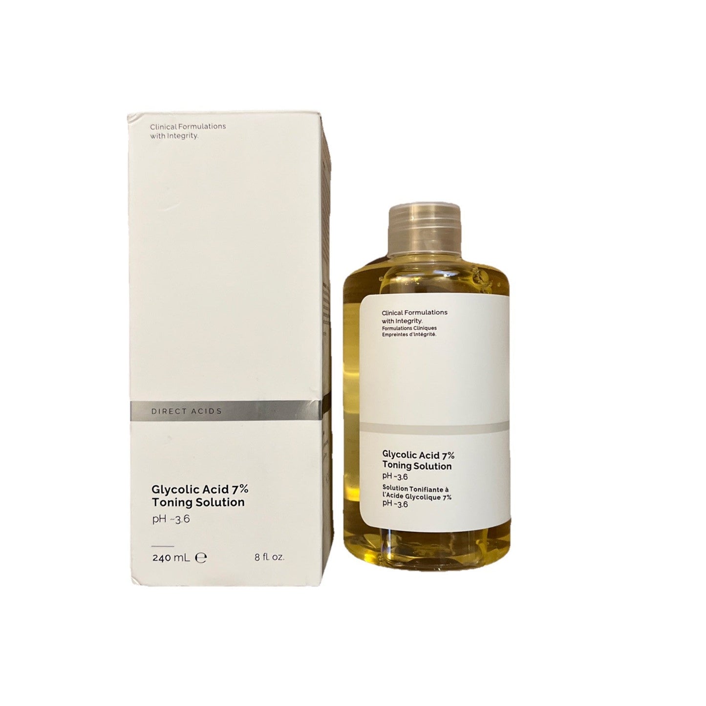 Glycolic Acid 7% Toning Solution Resurfacing Exfoliating Toner 240ml | Bazrify