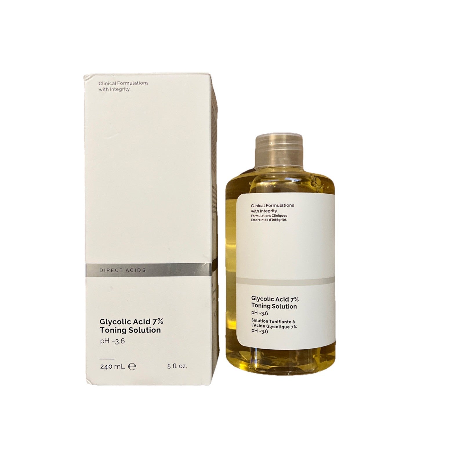 Glycolic Acid 7% Toning Solution Resurfacing Exfoliating Toner 240ml | Bazrify