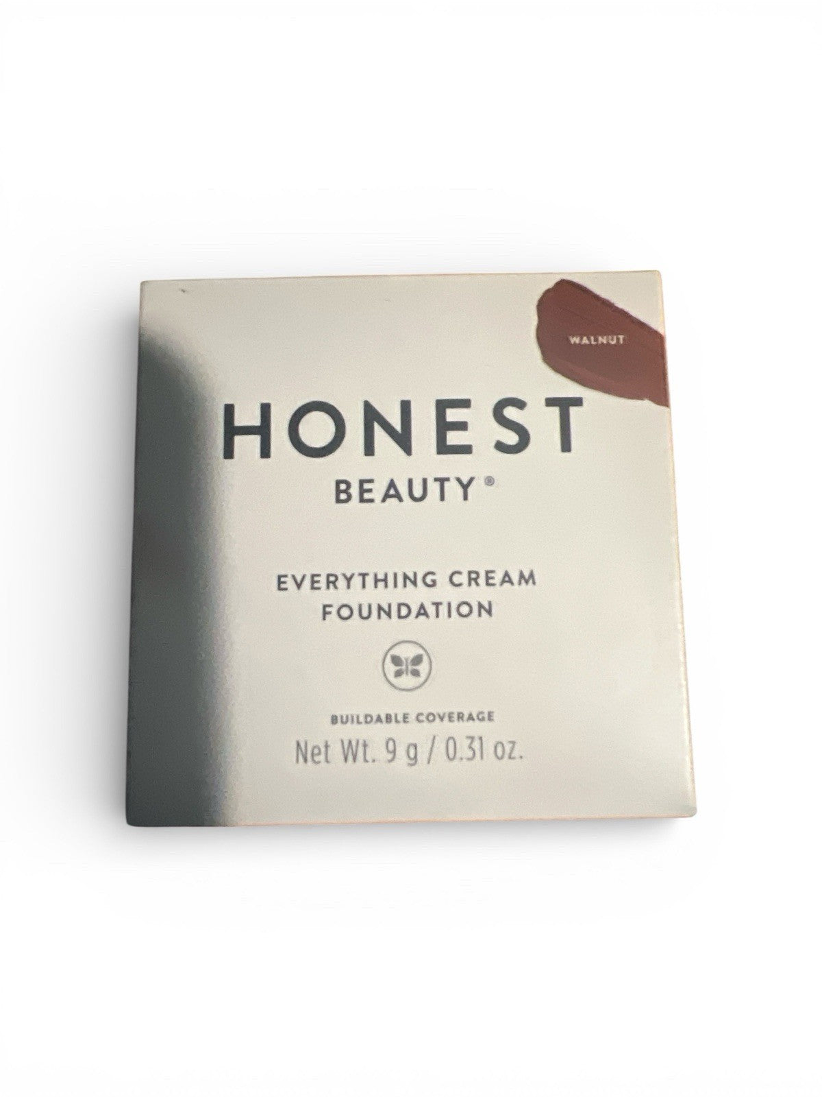 Honest Beauty Everything Cream Foundation Compact Shade Walnut 0.31 oz
