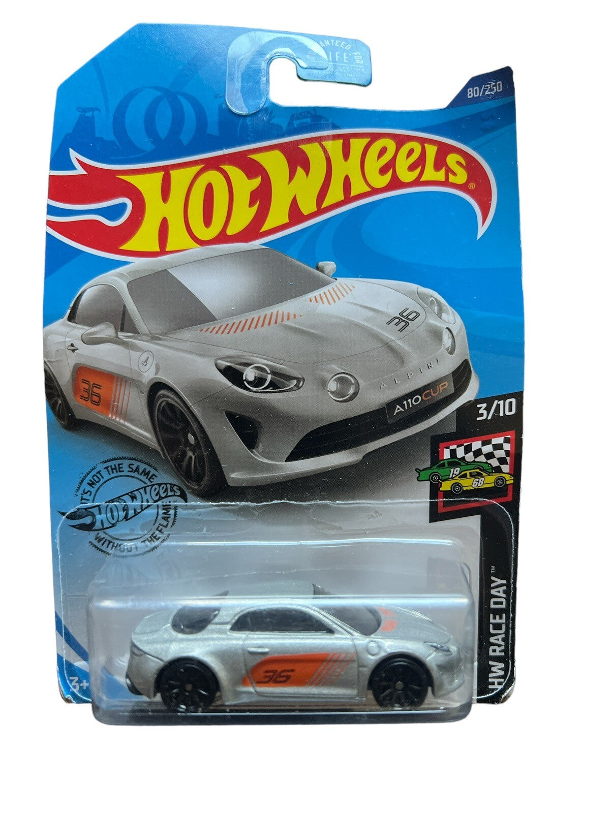 Hot Wheels HW Race Day Alpine A110 Cup Silver Collectible Die-Cast Car 2020