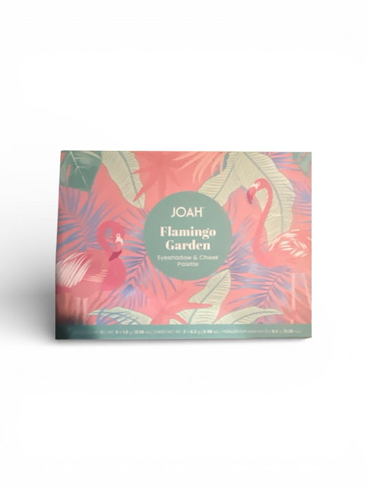 JOAH Beauty Flamingo Garden Cheek and Eyeshadow Palette with Highlighter