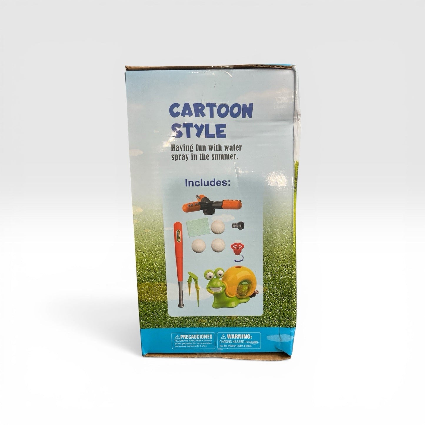 Kids Water Sprinkler Toy – Baseball 360° Spray Set
