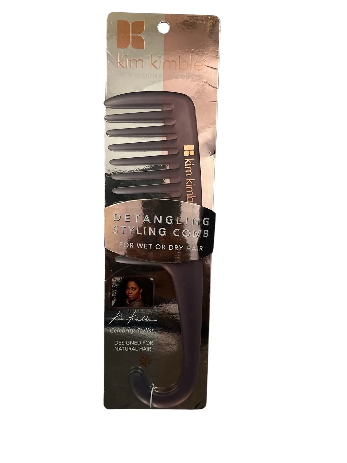 Kim Kimble Detangling Styling Wide Tooth Comb for Wet Dry Hair All Hair Types