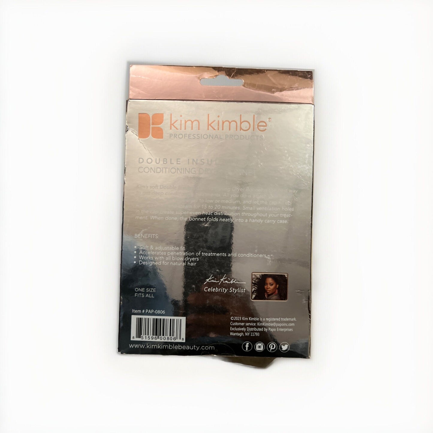 Insulated Dryer Bonnet for Natural Hair - Kim Kimble