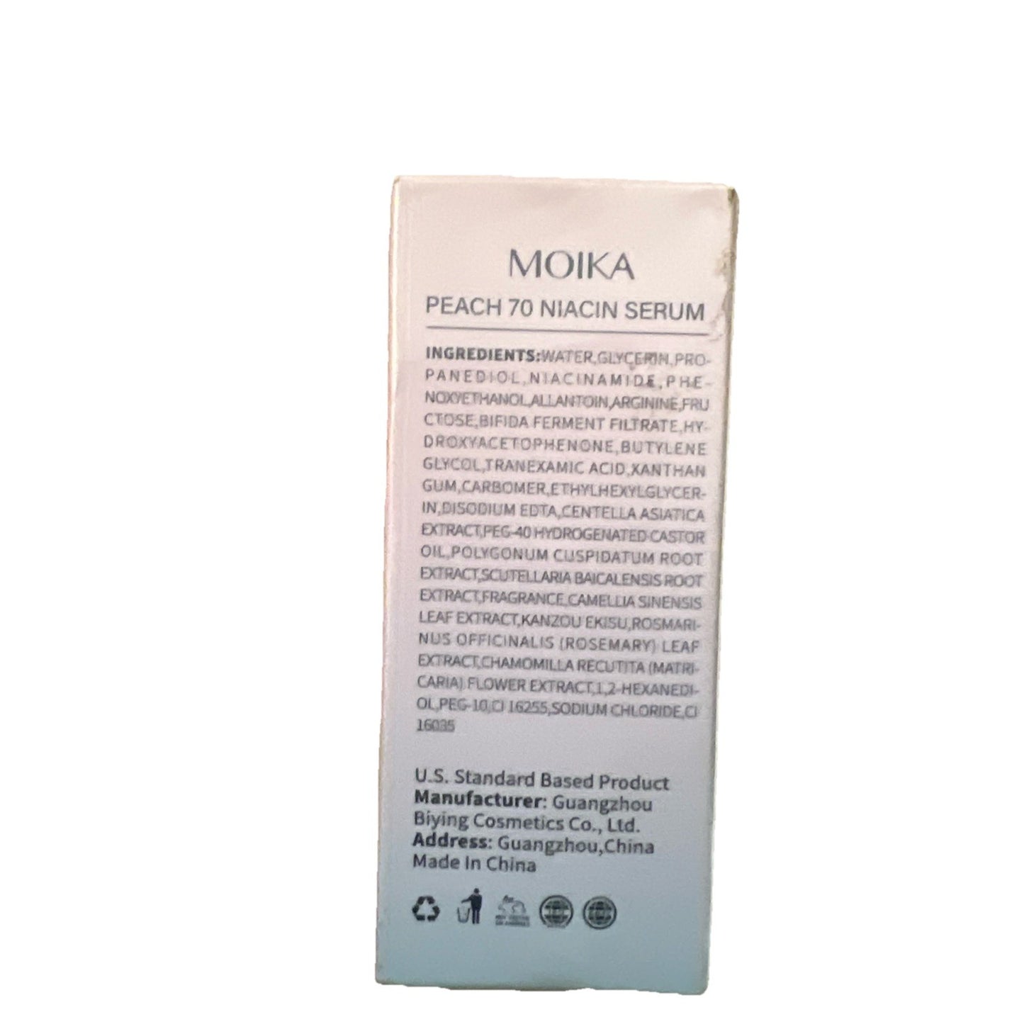 Niacinamide Brightening Face Serum 1 fl oz – Moika Peach 70