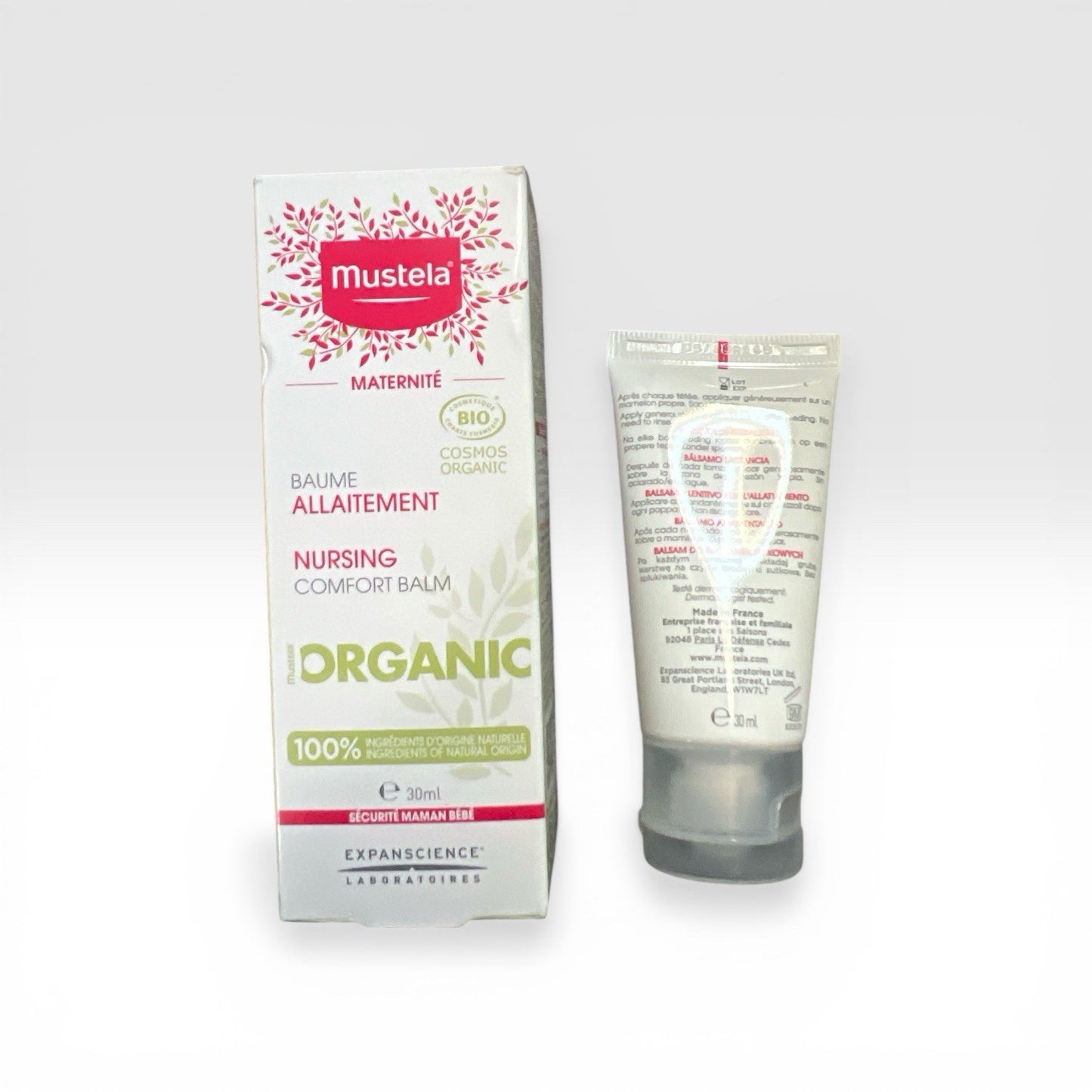 Nursing Comfort Balm, Organic Body Care 30ml by Mustela
