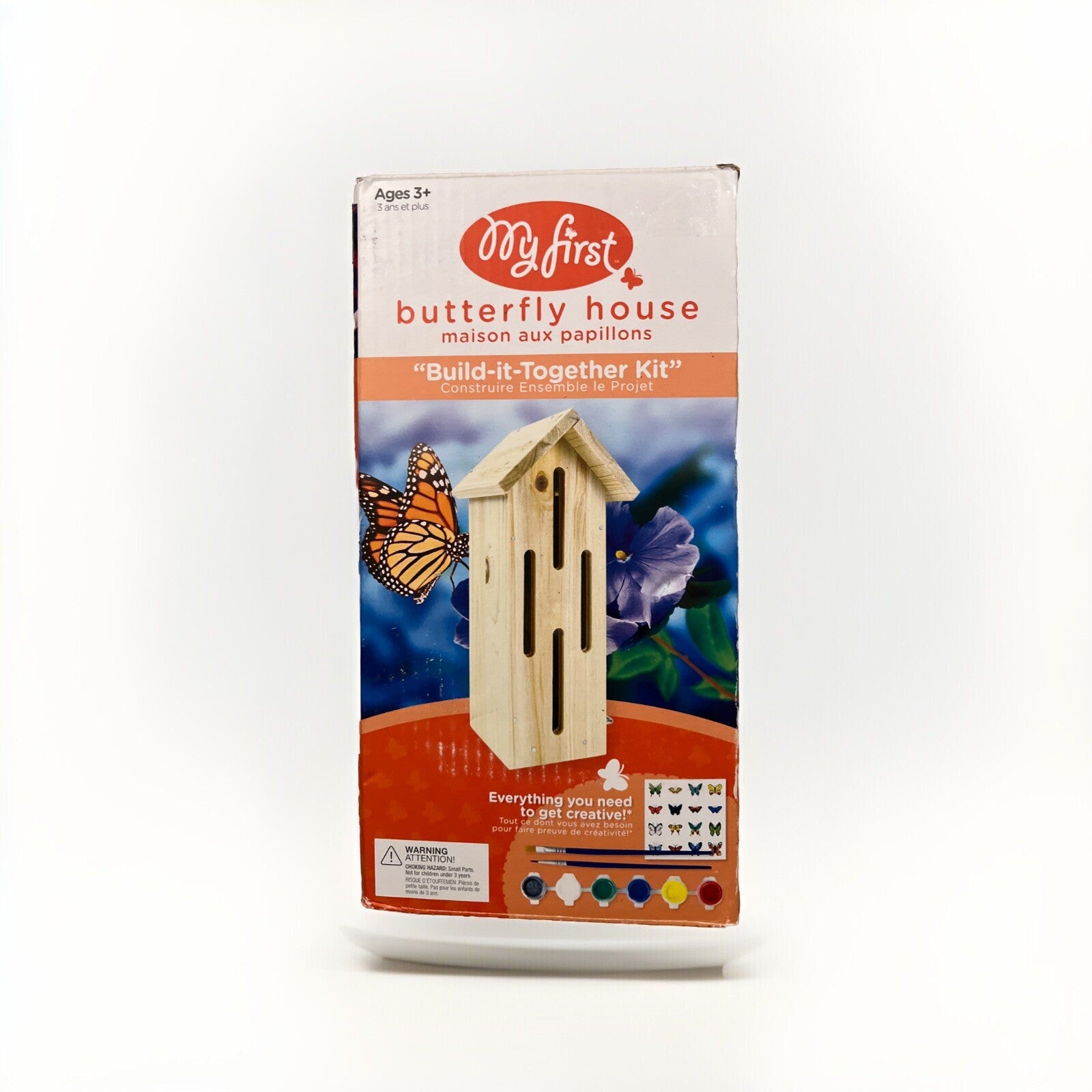 My First Butterfly House Build It Together Kit Ages 3 Plus All Wood DIY Educational Craft Toy
