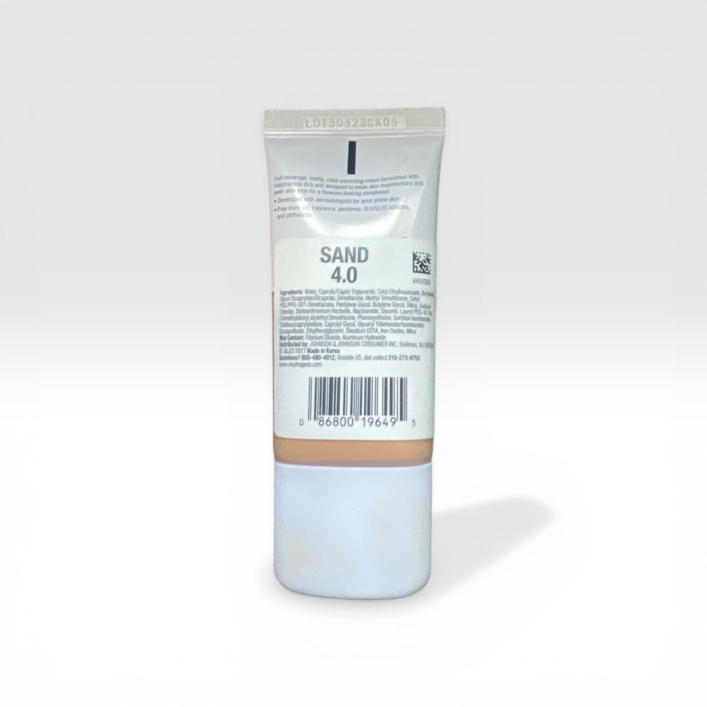 Clear Coverage Matte CC Cream Sand 1 oz, Neutrogena