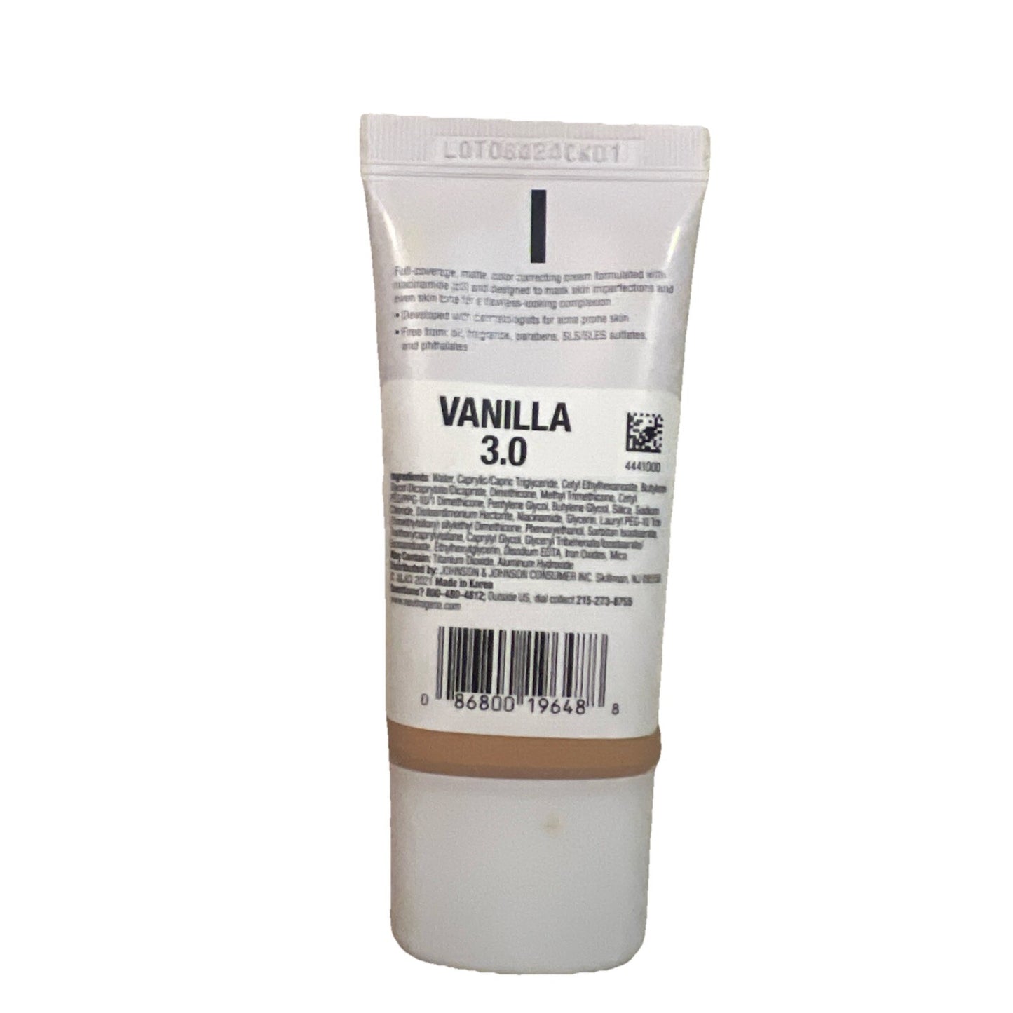 Clear Coverage Matte CC Cream Vanilla 3.0 1 oz, Neutrogena