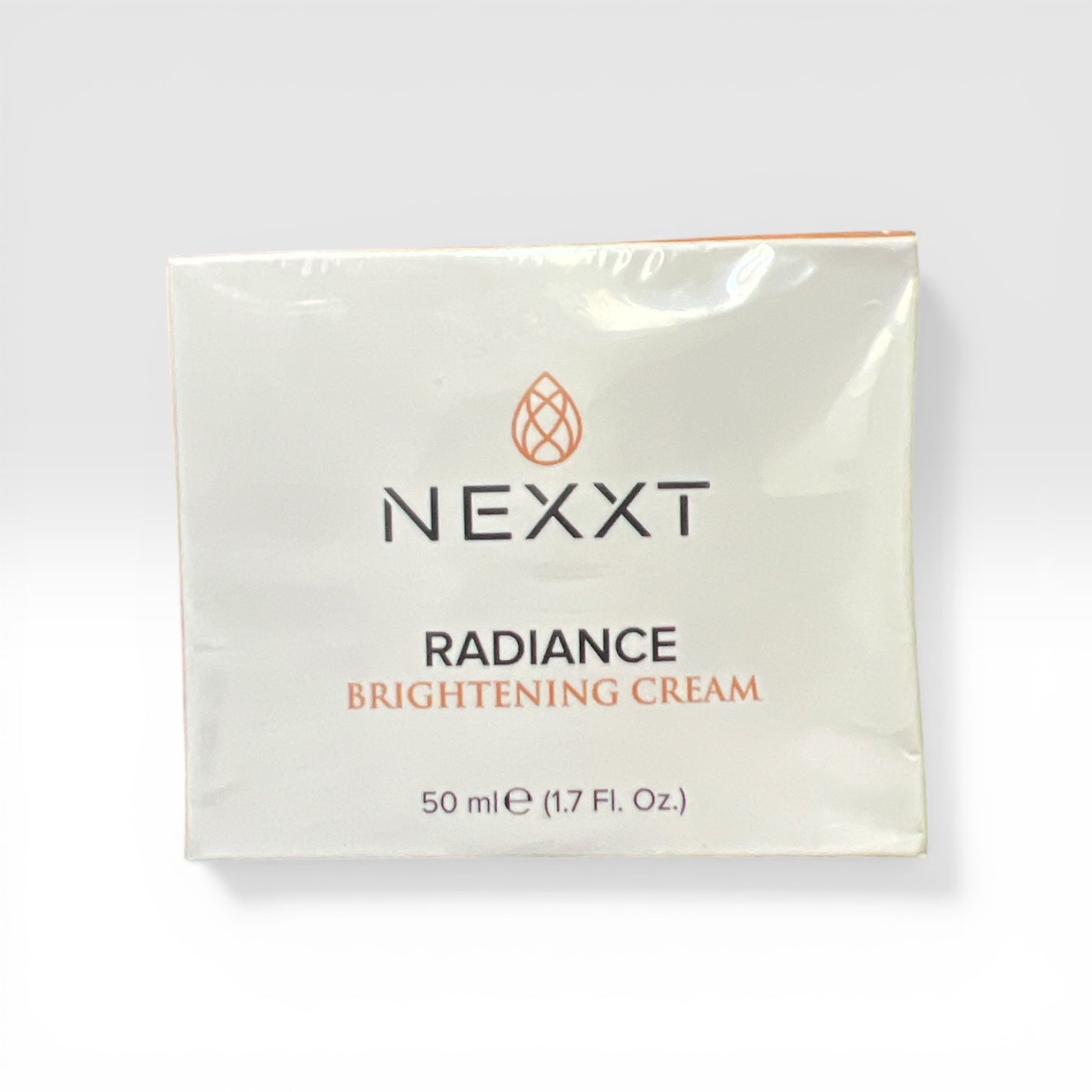 Nexxt Radiance Brightening Cream packaging on a white background