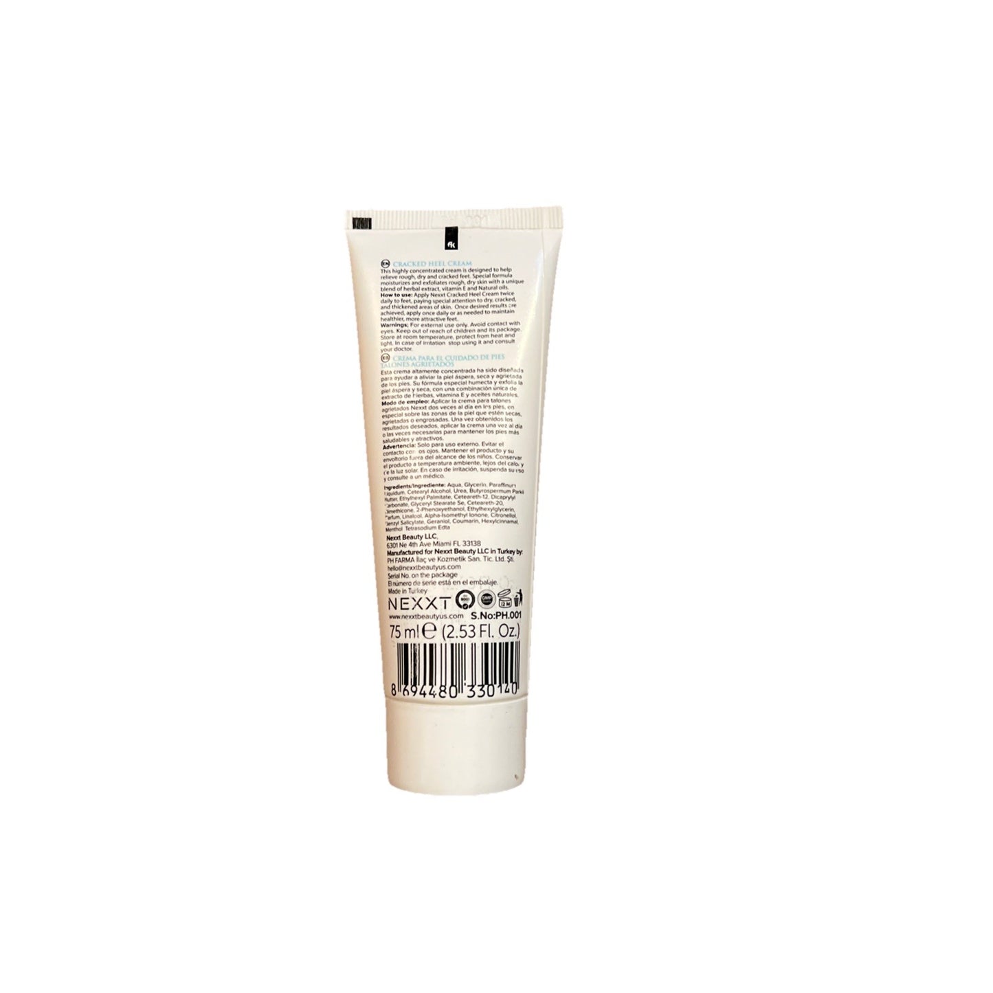 Cracked Heel Foot Cream, Nourishing Softener - NEXXT Beauty