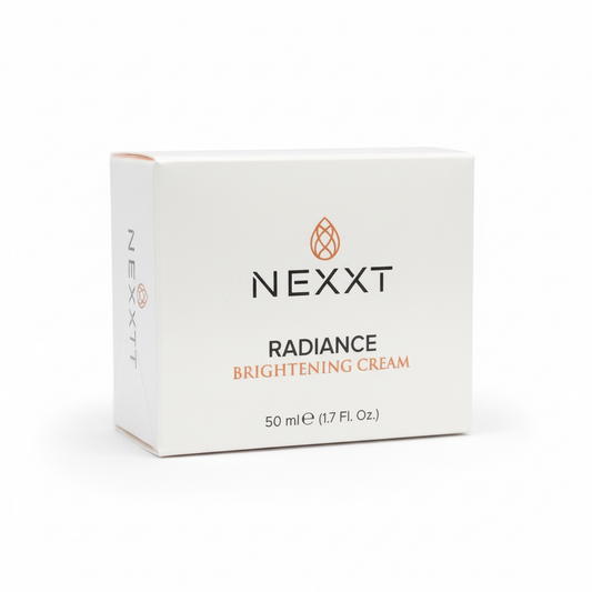 Nexxt Radiance Brightening Cream packaging on a white background