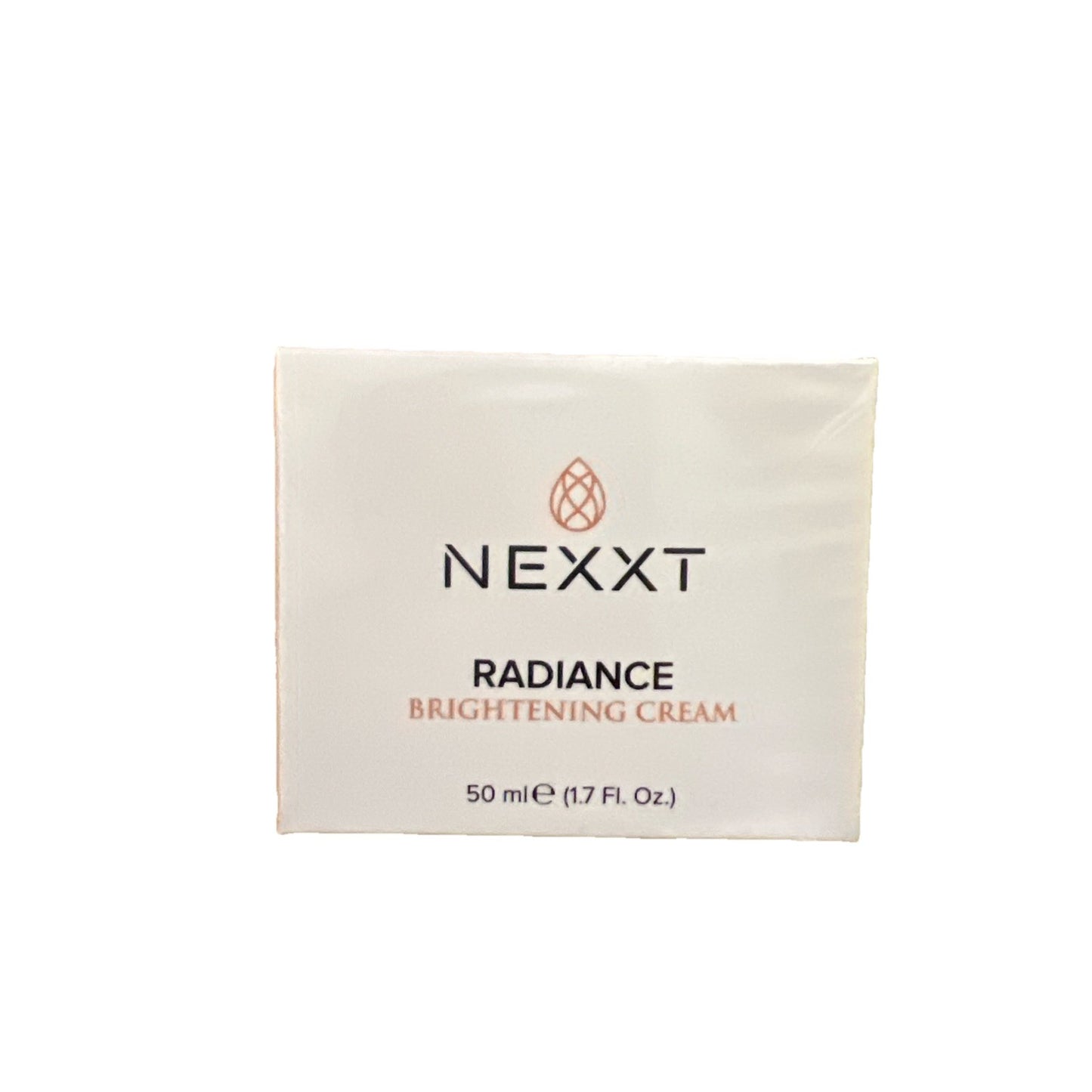 Nexxt Radiance Brightening Cream packaging on a white background