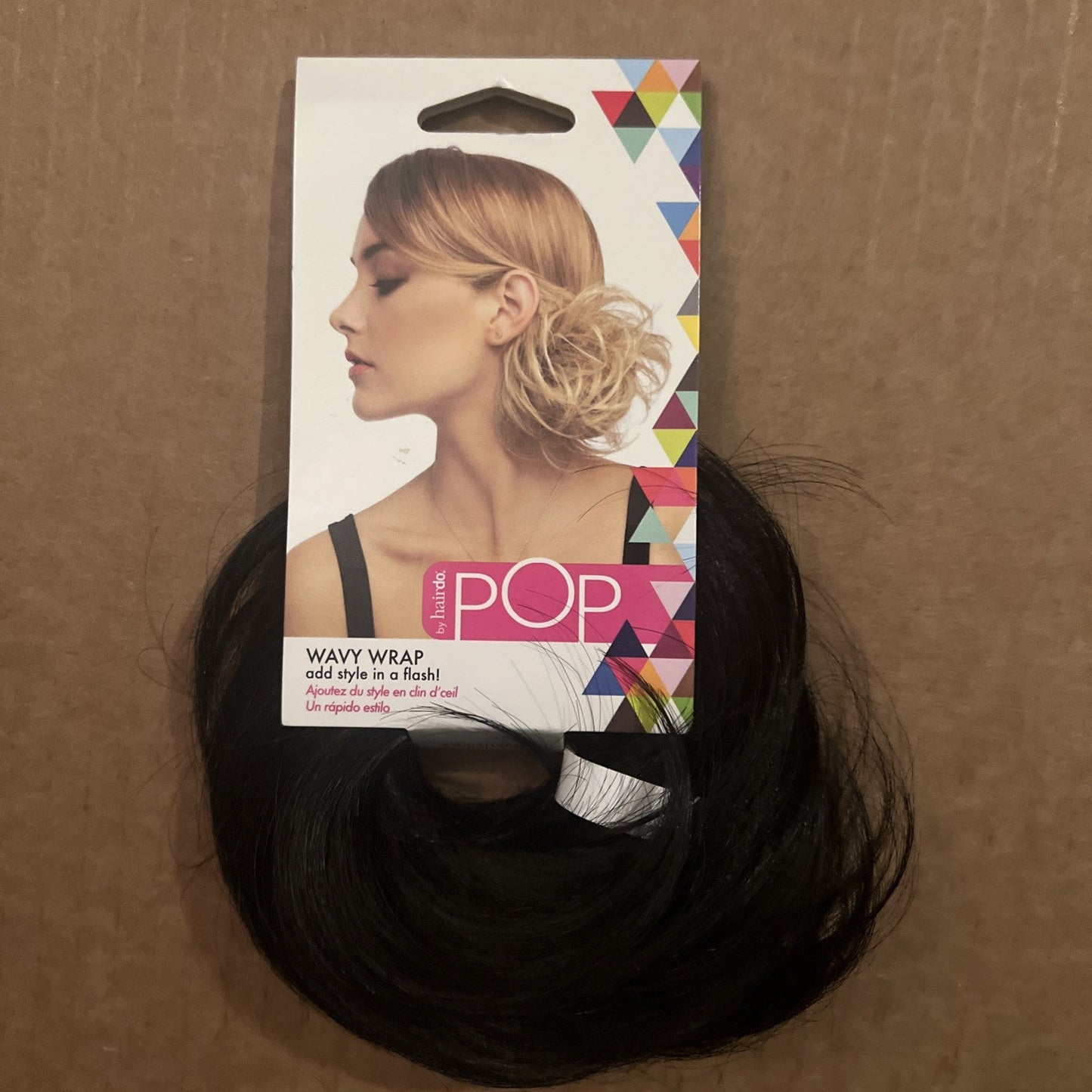 Pop by Hairdo Wavy Wrap Synthetic Hair Ebony R2 Heat Friendly Tru2Life Extension | Bazrify