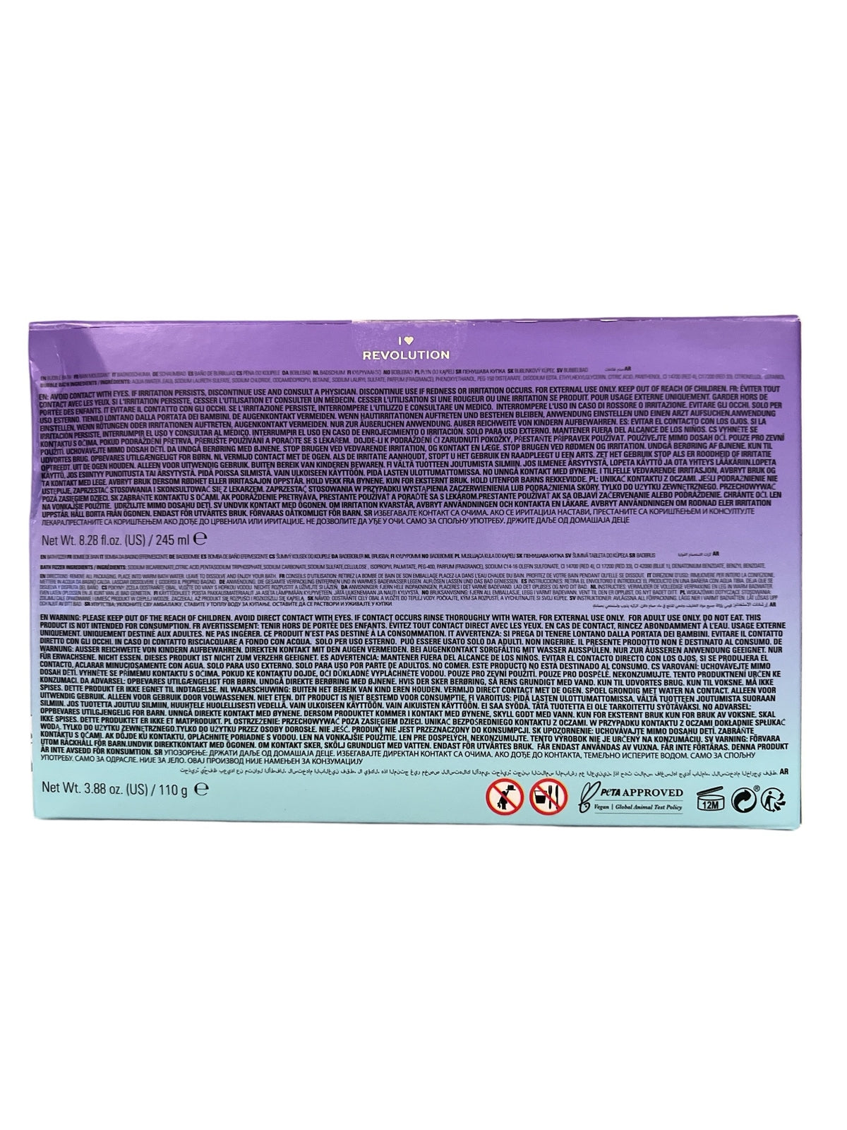 Sleep Bath Gift Set Bubble Bath & Fizzer Revolution
