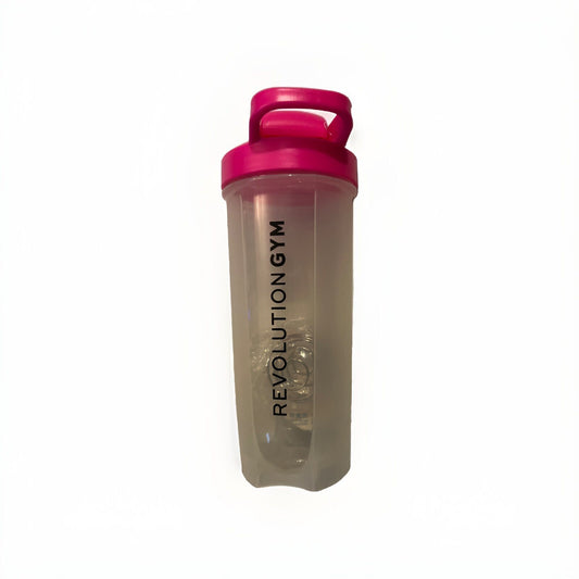 Revolution Gym Shake It Protein Shaker Pink 24 oz Fitness Hydration Essential