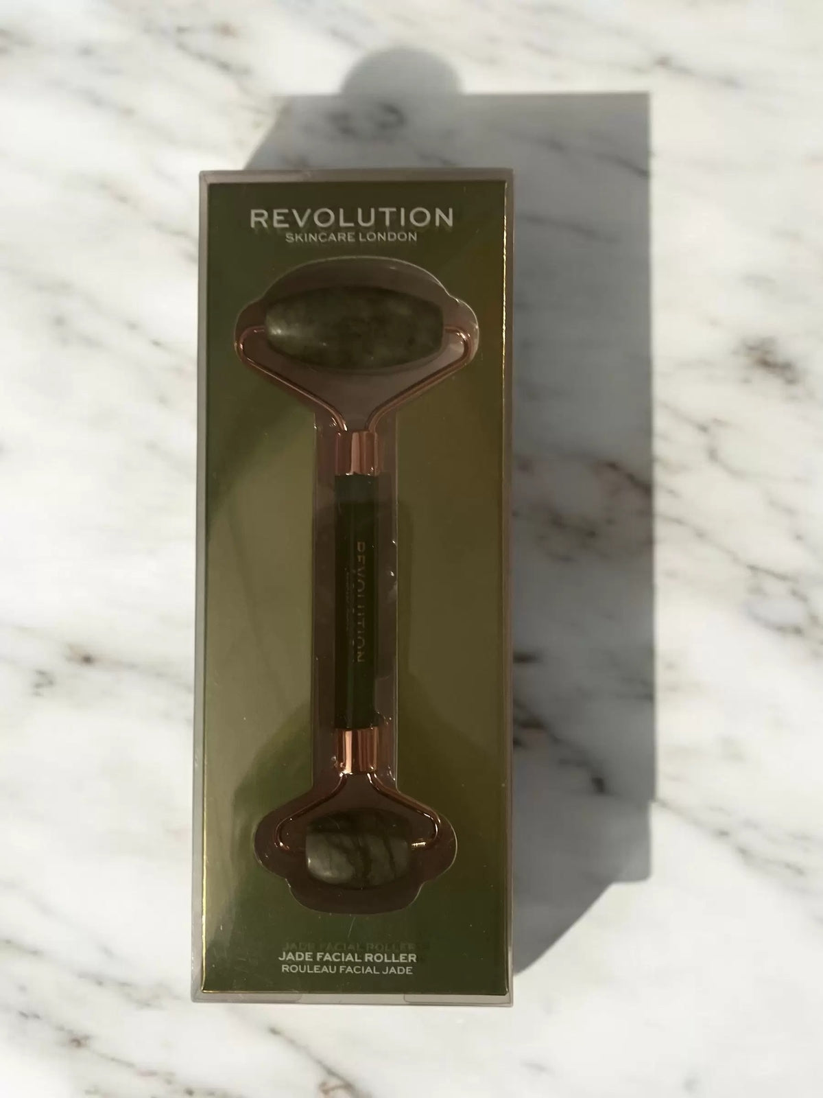 Jade Facial Roller, Anti-Aging Lifting Tool, Revolution