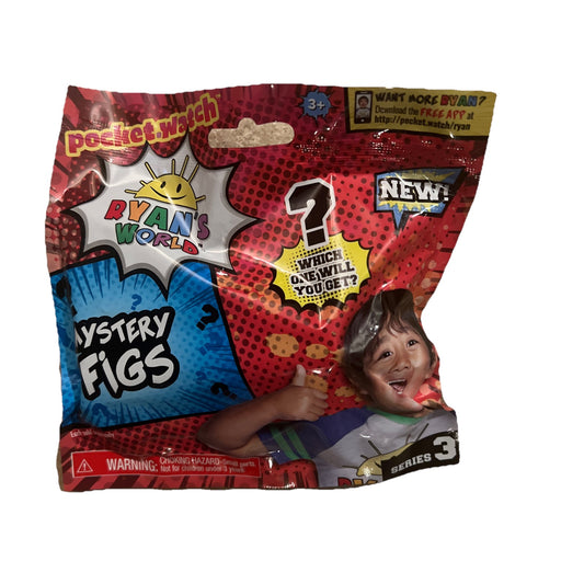 Ryan's World Series 3 Mystery Fig Collectible Minifigure Blind Surprise Bag