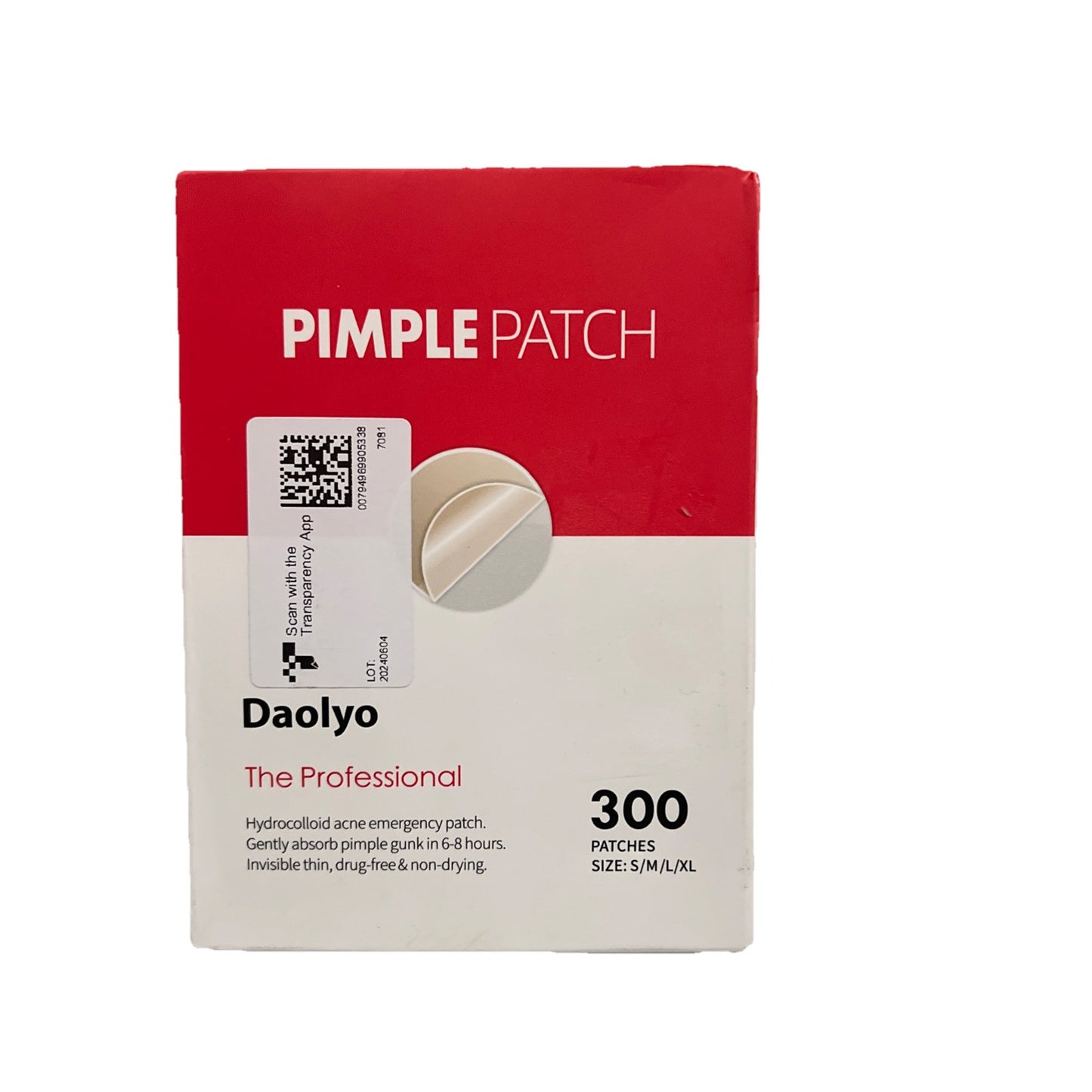 Pimple Patches for Face, 300-Count Acne Patches in 4 Sizes