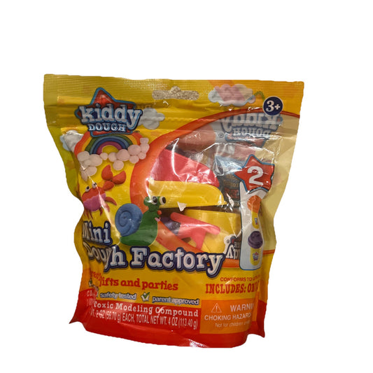 Mini Dough Factory Kiddy Set with Shapes & Tubs Toy