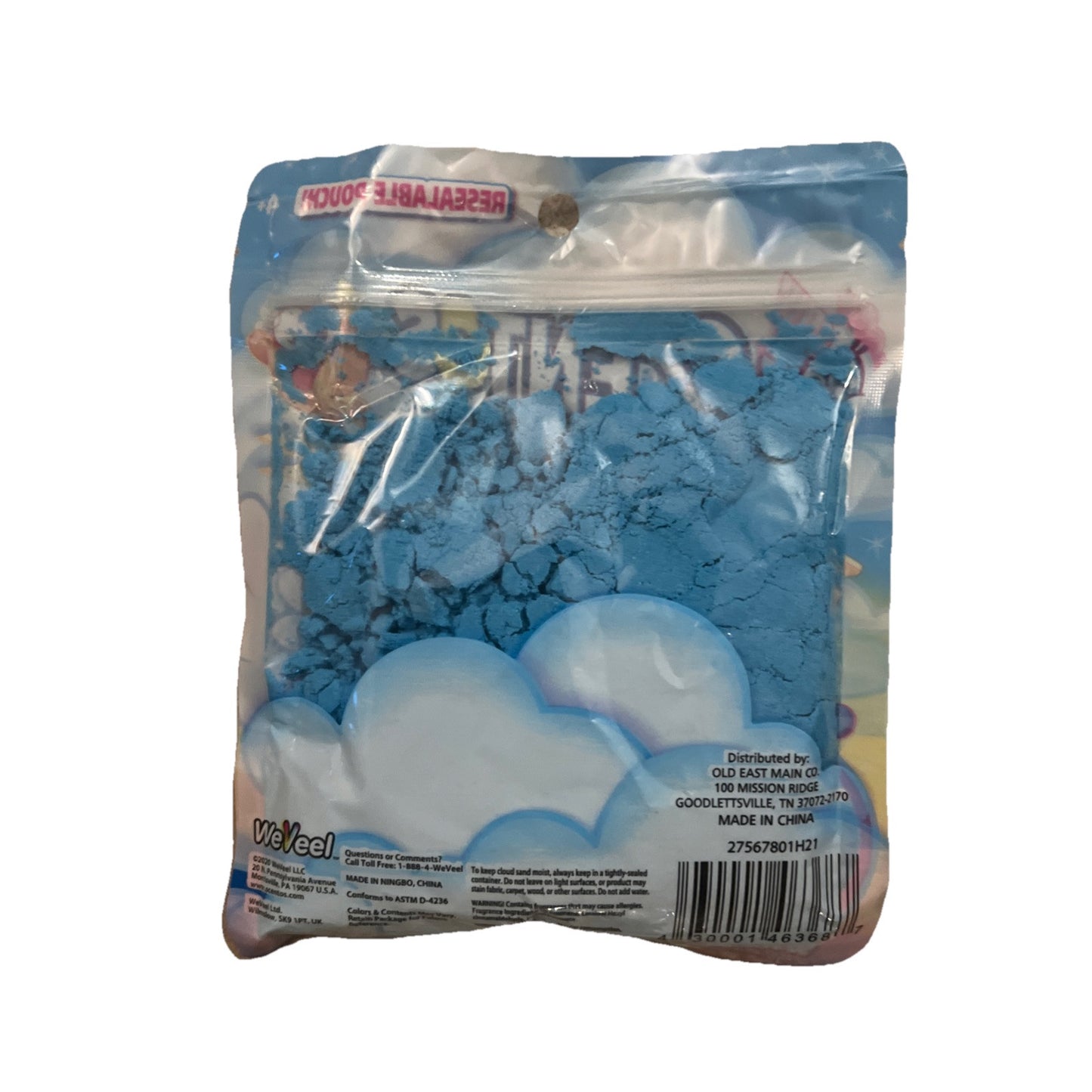 Scentos Blueberry Cloud Sand - 2.5 oz Sensory Play Pouch