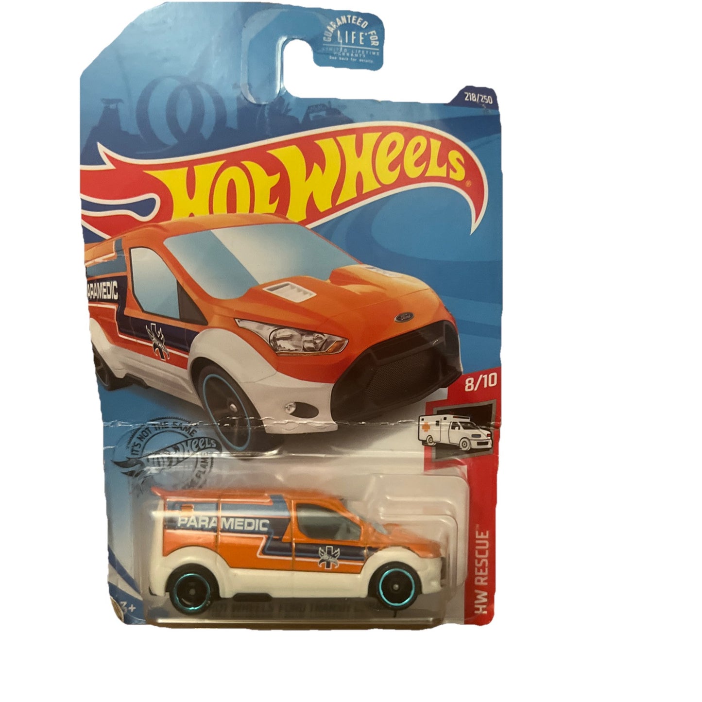 Hot Wheels Ford Transit Connect 218/250 HW Rescue Paramedic Ambulance