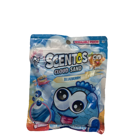 Scentos Cloud Sand Blueberry Scented 2.5 oz Resealable Pouch Sensory Play Kids