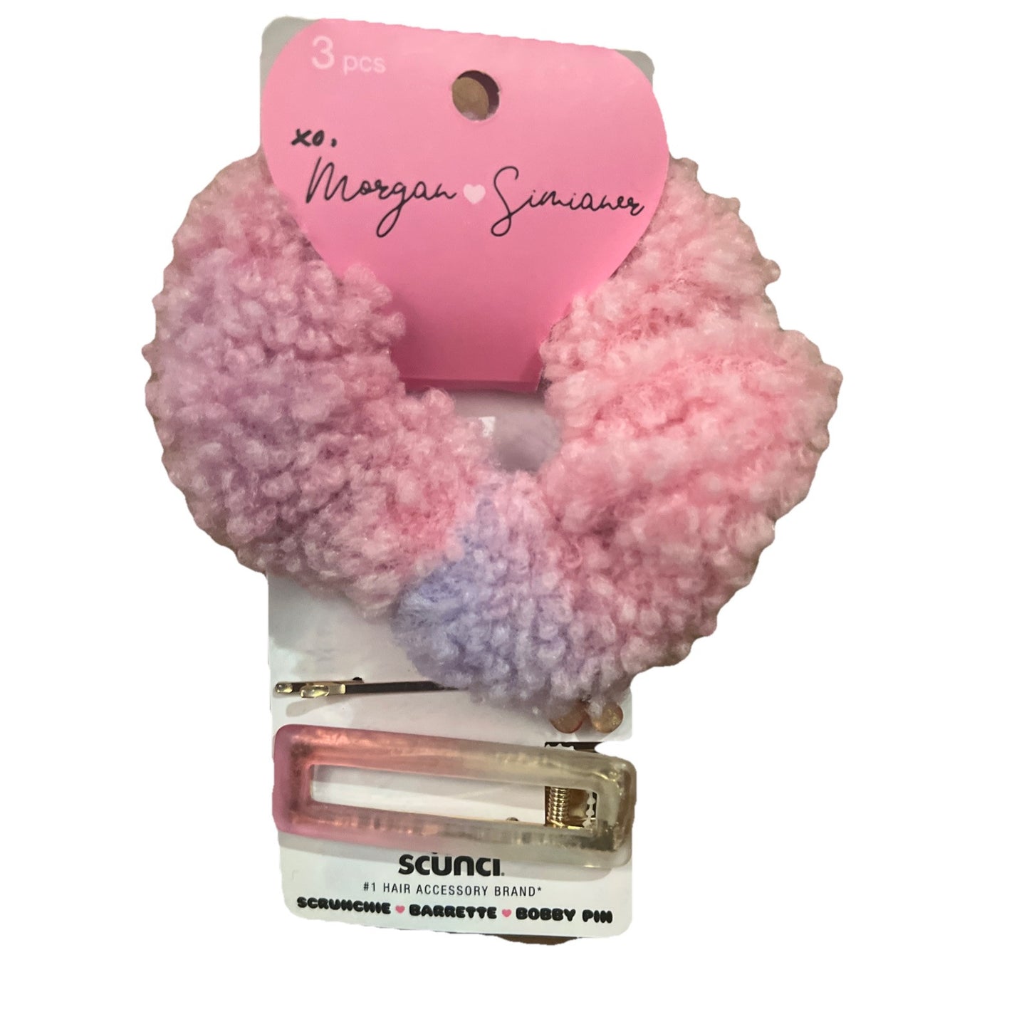 Scunci x Morgan Simianer Hair Scrunchie and Barrettes 3-Piece Collection Set