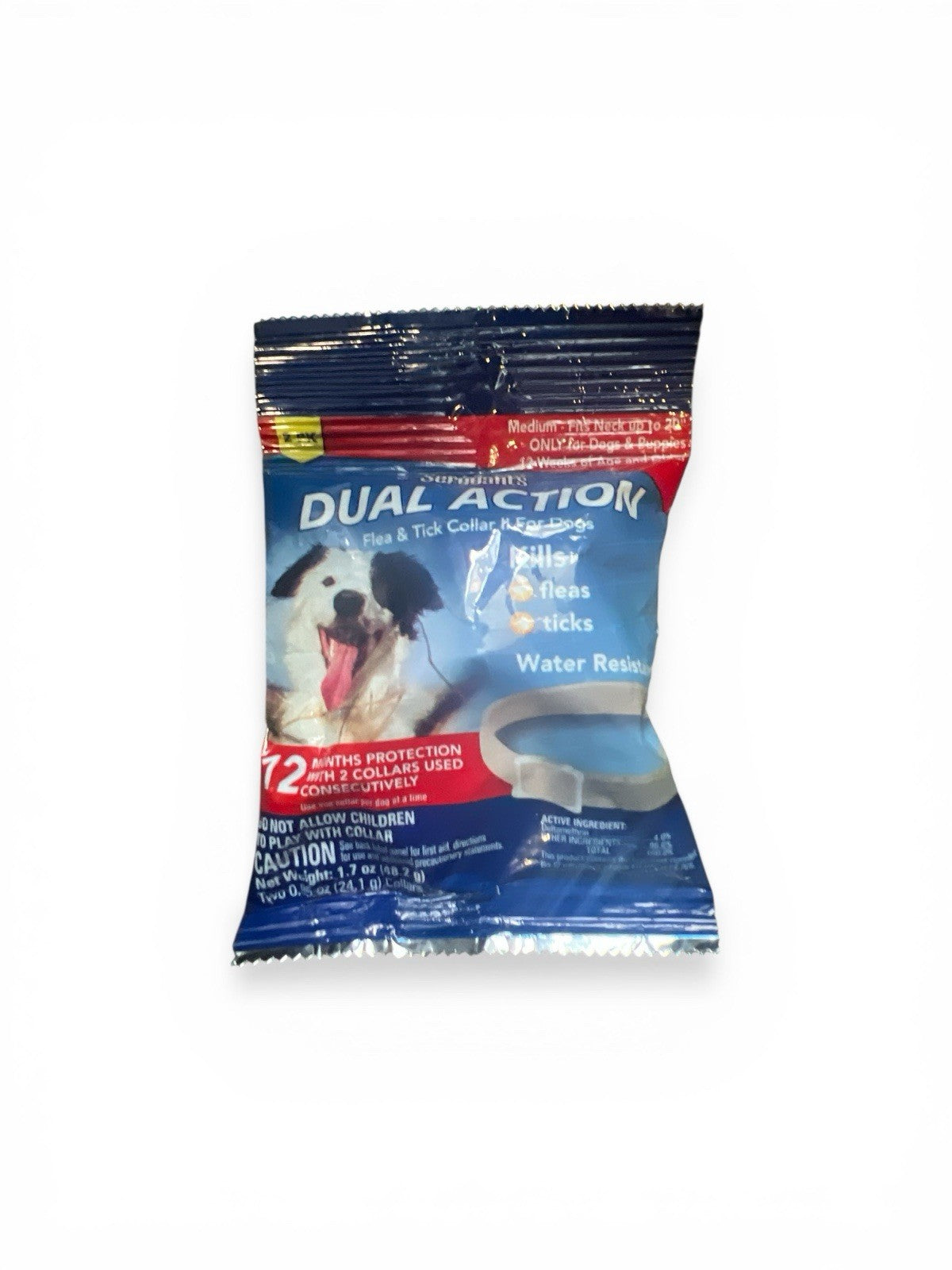Sergeant's Dual Action Flea Tick Collar 2 Pack Dog Pet Protection | Bazrify