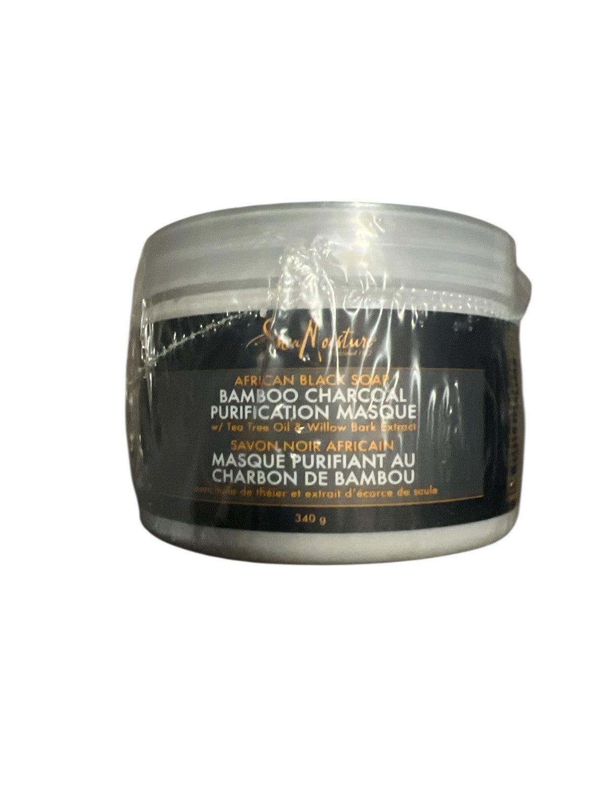 SheaMoisture African Black Soap Bamboo Charcoal Purification Masque Deep Cleansing 12 oz