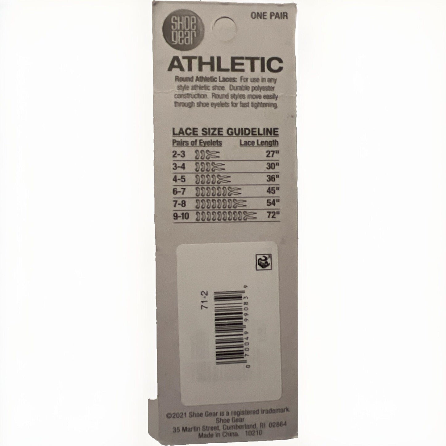 Round Athletic Shoelaces 54 Inch - Sneakers, Boots Shoe Gear