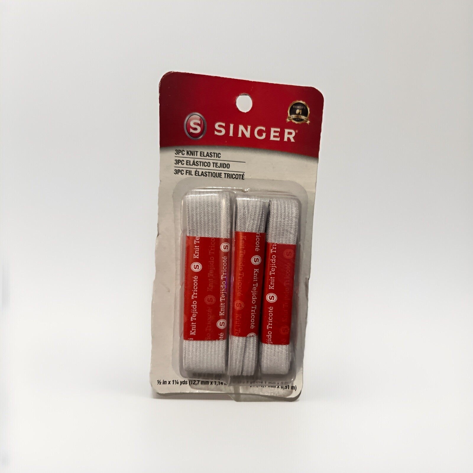 Singer 3 Piece Knit Elastic Non-Narrowing Waistbands Sleeves Sewing Supplies | Bazrify