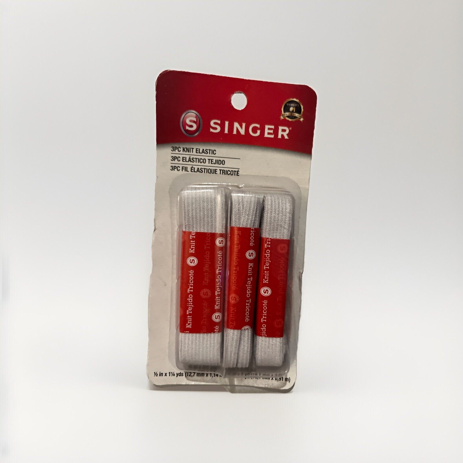 Singer 3-Piece Knit Elastic Non-Narrowing for Waistbands Sleeves Necklines Sewing