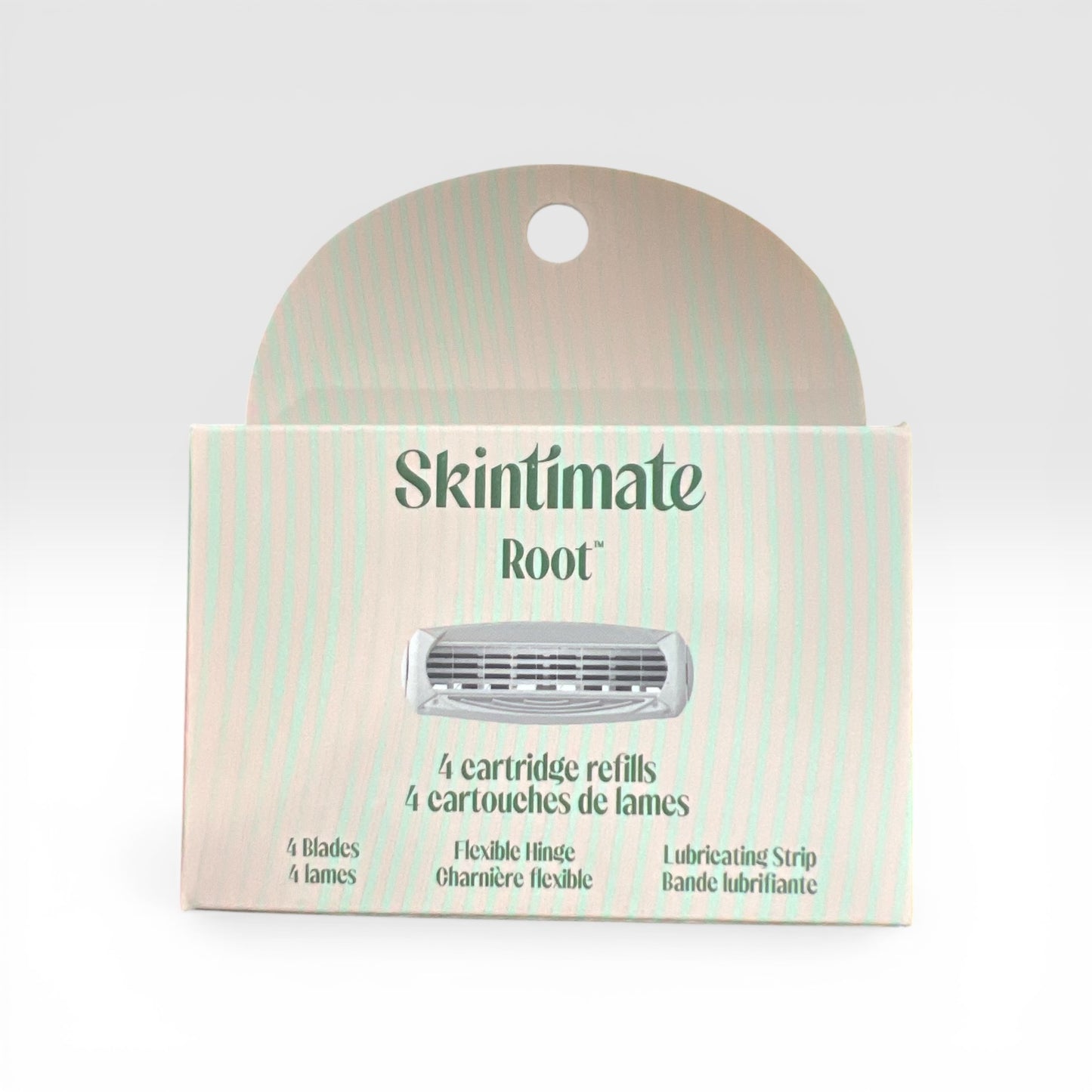 Skintimate Root cartridge refills packaging on a white background