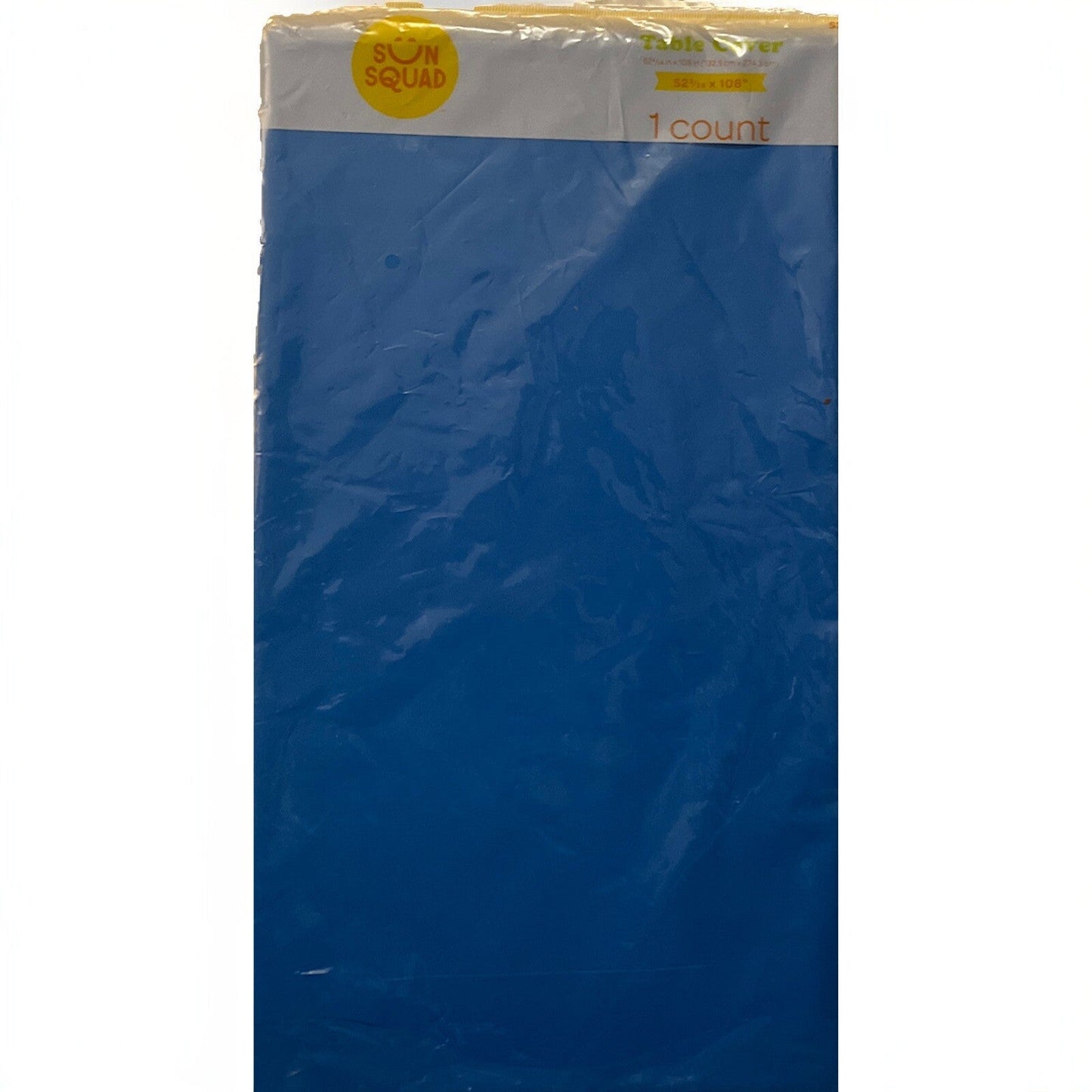 Sun Squad Blue Table Cover 52x108 Inch Picnic Tablecloth Outdoor Waterproof | Bazrify